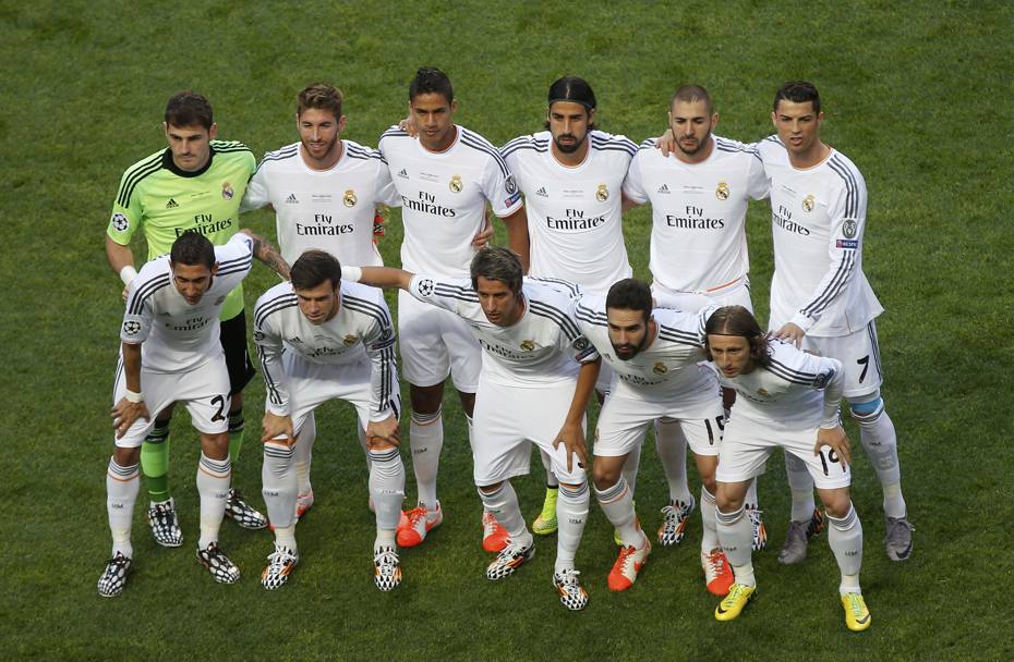 La formazione del Real Madrid. Reuters